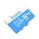 Карта MicroSDXC Hoco память 64gb 10 Class Синий - изображение 3