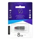 USB Flash Drive T&G 8gb Chrome 115 Цвет Стальной - изображение 2