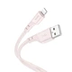 USB Hoco X97 Crystal color Silicone Lightning Колір Блакитний - зображення 6