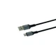 Кабель USB Borofone BX83 Silicone передачі даних USB на Type-C 1m 3A Black - зображення 3