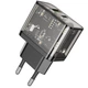 Сетевое Зарядное Устройство Hoco N34 Dazzling PD20W+QC3.0 Цвет Прозрачный черный - изображение 6