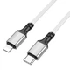 USB Borofone BX83 IP PD 20W/3A Silicone Type-C to Lightning Цвет Чёрный - изображение 4