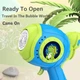 Игрушечный детский пистолет генерирующий пузыри DINO Bubble Gun синий (AUAU07) - изображение 3