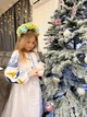 Сукня вишиванка для дівчинки Pyshna біла 98 - изображение 4