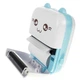 Принтер детский аккумуляторный Mini printer Cat Ears 8499 Bluetooth Голубой - изображение 4