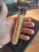 Тример машинка для стрижки волосся бороди гоління вусів професійна акумуляторна для дому домашня електрична бездротова 5 Вт IPx4 золота для підстригання - зображення 5