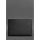 Кожаный чехол для ноутбука MacBook 14 из натуральной кожи Crazy Horse защитный для MacBook Pro 14, черный 58621 - изображение 4