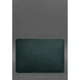 Кожаный чехол для ноутбука MacBook 13 из натуральной кожи Crazy Horse защитный для MacBook Air и Pro, зеленый 58595 - изображение 4