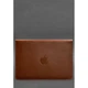Кожаный чехол-конверт на магнитах для MacBook 15 дюйм, светло-коричневый, натуральная кожа Краст, ручная работа, 38×25,5 см 58676 - изображение 2