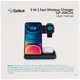 Бездротовий зарядний пристрій Gelius 3in1 15W GP-AWC01 Black - зображення 4