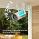 Уличная беспроводная камера Wi-Fi, охранное наблюдение BOIFUN с аккумулятором Белый - изображение 15