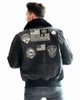 Кожаная куртка Top Gun Official Signature Series Flight Jacket 1.0 M Black TG1BM - изображение 2