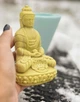 Силиконовая форма Будда в позе лотоса для свечей и прочего - изображение 7