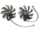 Вентилятор Focosee для видеокарты Palit RTX 3050 3060 Ti DUAL FY010010M12LPA (TH9215S2H-PAA01 FY09015M12LPA FD9015U12S) комплект 2 шт (№482) - изображение 1