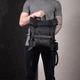 Рюкзак для ноутбука из вставками эко-кожи FABRA 22582 Черный - изображение 16