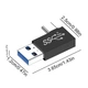 Переходник угловой плоский Type С - USB 3.1 (M/M) eXpert Type-10, металл (A-48716) - изображение 3
