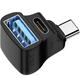 Переходник eXpert адаптер Type-C Male - USB + Type-C 3.1 (F/F) 8K/60Hz 20Gpbs 100W (A-48718) - изображение 5