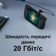 Переходник eXpert адаптер Type-C Male - USB + Type-C 3.1 (F/F) 8K/60Hz 20Gpbs 100W (A-48718) - изображение 10
