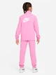 Подростковый спортивный костюм (толстовка + штаны) для девочки Nike K Nsw Club Tracksuit Poly Fz Hbr FD3067-675 158-170 см Playful Pink/Playful Pink/White (0196607053317) - изображение 2
