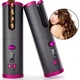Бездротова плойка для завивки волосся Ramindong Hair curler акумуляторна портативна плойка для волосся. Колір: сірий - зображення 1