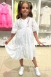 Платье Escabel Kids 122 см Белый (2125000843216) - изображение 1