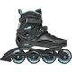 Ролики Rollerblade RB 80 Women 270 Чорний-Блакитний - зображення 2