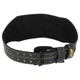 Пояс атлетический кожаный Velo Star 9738 размер S Black-Gold - изображение 2