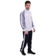 Спортивная кофта мужская на молнии SP-Sport Fit 6803 размер M (165-170 см) White-Light Grey - изображение 3