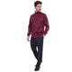 Спортивна чоловіча кофта на блискавці SP-Sport 6806 розмір 2XL (180-185 см) Burgundy-Deep Blue - зображення 7