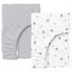 Простирадло на резинці Cosas GREY / GREY STARS Ранфорс 180х200х30 2 шт (2200000048097) - зображення 1