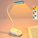 Лампа аккумуляторная на прищепке Glocusent Mini clip-on book light 1000 мАч White (X002SN8HIZ) - изображение 2
