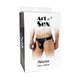 Чоловічі вінілові труси чорного кольору Art of Sex розмір XS M - зображення 4
