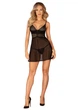 Пеньюар та трусики Obsessive Chemeris babydoll & thong XS/S - зображення 5
