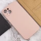 Чохол Fiji Style для Apple Iphone 15 силікон бампер із захистом блоку камер світло-рожевий - зображення 3