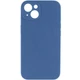 Чохол Fiji Style для Apple Iphone 15 силікон бампер із захистом блоку камер синій - зображення 1