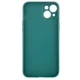 Чехол Fiji Style для Apple Iphone 15 Plus силикон бампер с защитой блока камер темно-зеленый - изображение 2