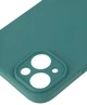 Чехол Fiji Style для Apple Iphone 15 Plus силикон бампер с защитой блока камер темно-зеленый - изображение 3
