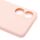 Чехол Fiji Style для Oppo A78 (CPH2565) силикон бампер с защитой блока камер светло-розовый - изображение 3