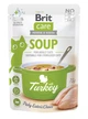 Упаковка вологого корму "Суп для котів Brit Care Soup with Turkey з індичкою", 75 г х 10 шт - изображение 2