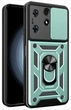 Чохол Camshield з кільцем-підставкою на Tecno Spark 10 Pro (green) - зображення 1