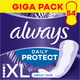 Щоденні прокладки Always Daily Protect XL Нейтралізація запаху 54 шт (8700216462044) - зображення 1