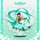 Фигурка акриловая The Coop Венти стихия Genshin Impact Series 3 10 см Разноцветный (24245) - изображение 2