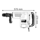 Молоток відбійний Bosch Professional GSH 11E 1500Вт 16.8Дж 900-890уд/хв 10.1кг - изображение 4