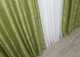 Комплект готовых штор VR-Textil Жаккард Мрамор Al1 № 441ш Оливковый 150х290 см 2 шт (30-181) - изображение 7