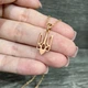 Кулон на цепочке "Герб Украины Тризуб" медзолото ювелирный сплав Xuping Jewelry упакован в бархатную коробочку (15832) - изображение 4