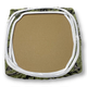 Чохлі на табуретки квадратні Зелений вензель рогожка, набір 4 шт - зображення 3