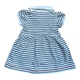 Детское боди - платечко ZEYNO&MEMO organic cotton wear (Турция) 80 см Белый в полосочку (0616) - изображение 2