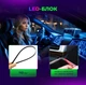 Подсветка торпеды авто, контурная RGB подсветка для салона автомобиля, управление смартфоном Bluetooth 110см с пультом от USB - изображение 10