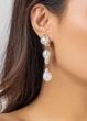 Женские серьги Жемчужный Путь No Brand 1352-01 Золотой - изображение 1