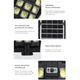 Вуличний світильник на сонячній батареї Solar Light SL7102B-3 датчик руху та сутінковий + пульт - зображення 4